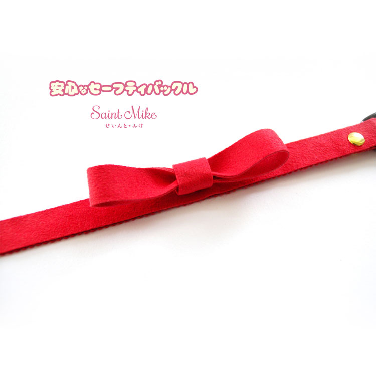 国産リボン首輪 セーフティ付き 画像 2